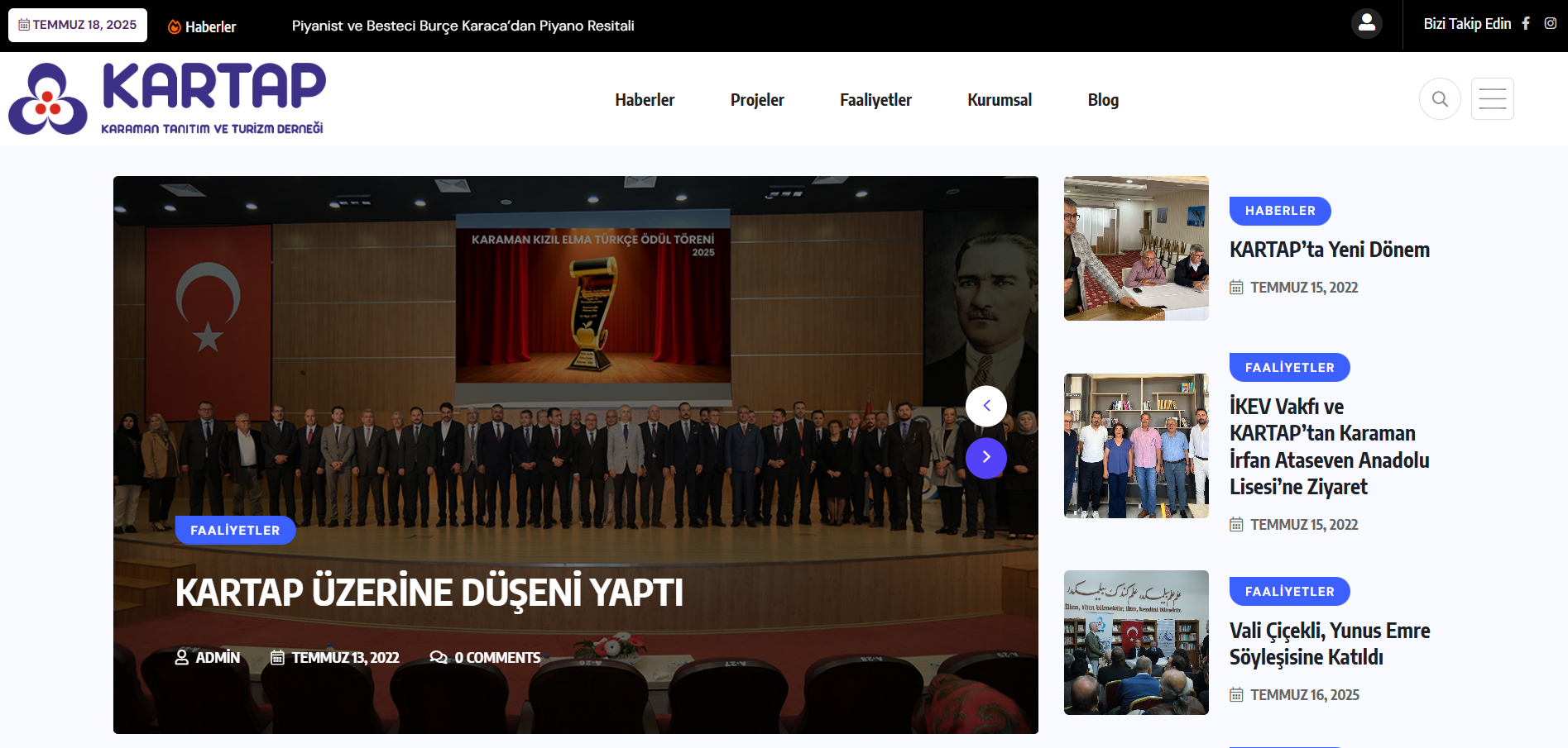 KARTAP Web Sitesi